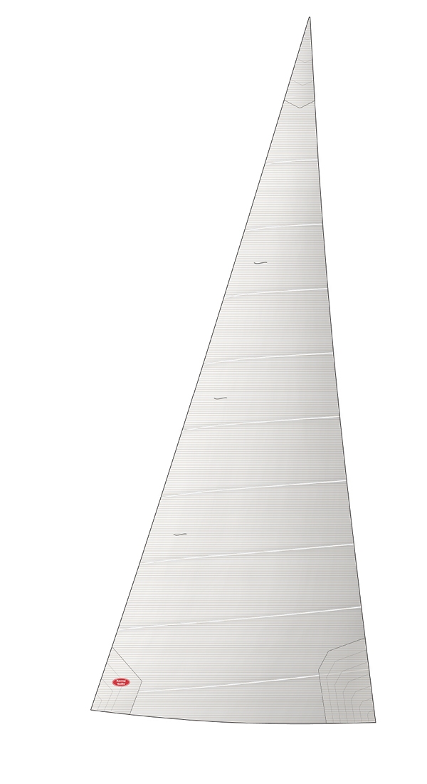 Cross Cut Hanked Ocean Headsail