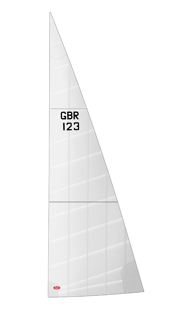 Cross-Cut In Mast Furling Vertically Battened Mainsail