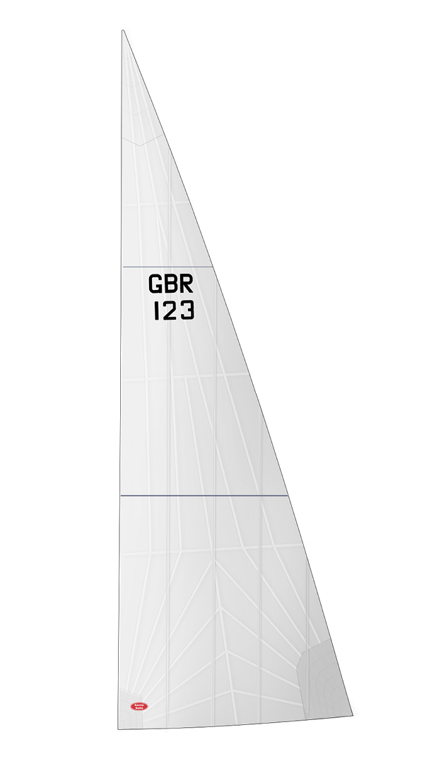 Radial-Cut In Mast Furling Vertically Battened Mainsail